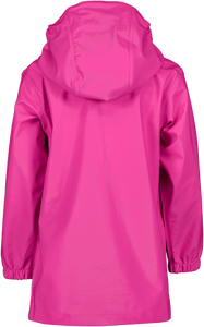 Didriksons Kids' Jojo PU Waterproof Coat (Plastic Pink)
