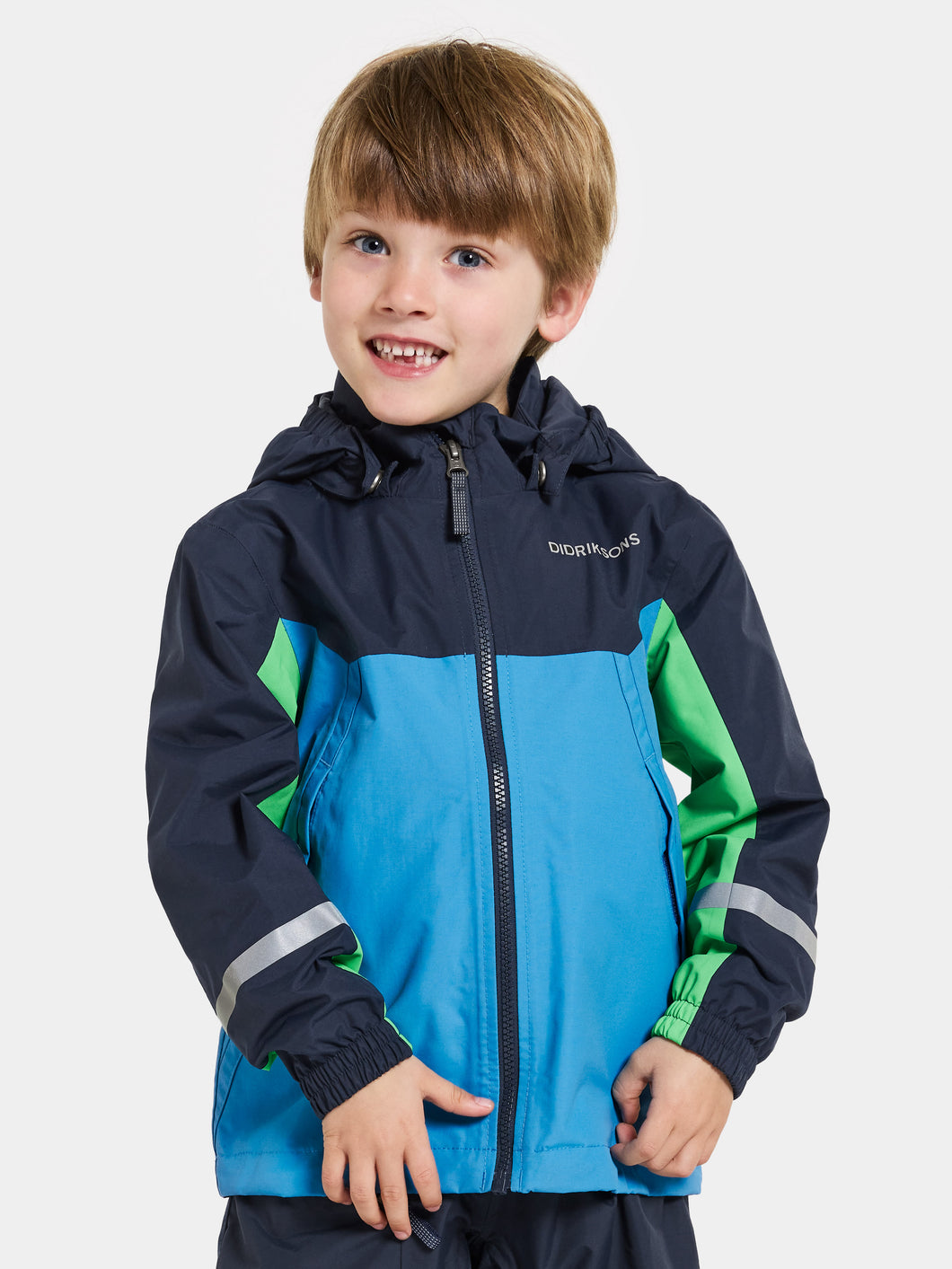 Didriksons Kids Pilvi Waterproof Jacket (Flag Blue)
