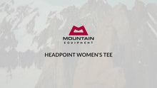 Load and play video in Gallery viewer, Mountain Equipment Women's Headpoint Technical Tee (Topaz)