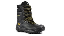 Load and play video in Gallery viewer, Grisport Men's Combat Safety Waterproof Work Boots (Black)