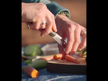 Load and play video in Gallery viewer, Opinel #8 Stainless Steel Outdoor Knife (Blue)