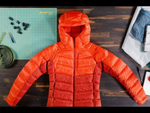 Load and play video in Gallery viewer, Rab Women's Glaceon Pro Insulated Down Jacket (Beluga)