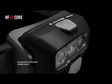Load and play video in Gallery viewer, Ledlenser HF6R CORE Rechargeable Headlamp (Black)