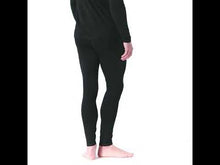 Load and play video in Gallery viewer, Smartwool Men's Classic All-Season Merino 150 Base Layer Bottoms (Black)