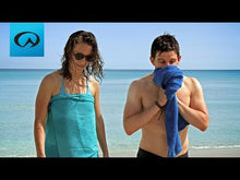 Load and play video in Gallery viewer, Lifeventure Recycled SoftFibre Trek Towel (Giant)(Pink)