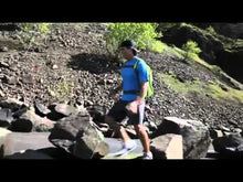 Load and play video in Gallery viewer, Columbia Women's Crestwood II Waterproof Trail Shoes (Graphite/Wild Iris)