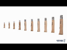 Load and play video in Gallery viewer, Opinel #7 Carbon Blade Folding Pocket Knife (Loose)
