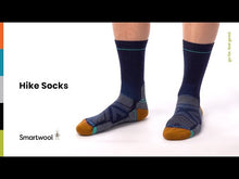 Load and play video in Gallery viewer, Smartwool Women's Performance Hike Full Cushion Merino Blend Crew Socks (Medium Gray)