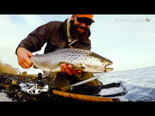 Load and play video in Gallery viewer, Savage Gear Line Thru Sandeel Lure (12.5cm/19g/Sinking)(Motor Oil)