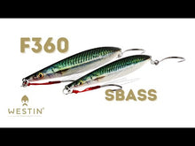 Load and play video in Gallery viewer, Westin F360 SBass Lead Free Metal Lure (7.5cm/16g)(Real Sprat)