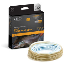 Load image into Gallery viewer, Rio InTouch Short Head Spey Fly Line (9/10 /Floating/120ft)(Blue/Orange/Straw)