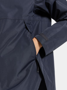 Didriksons Women's Tilde 4 Waterproof Rain Jacket (Dark Night Blue)