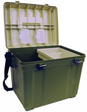 Load image into Gallery viewer, Albatros Mega Tackle & Seat Box (Green/Beige)