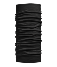 Load image into Gallery viewer, Lightweight Merino Wool Buff (Solid Black)