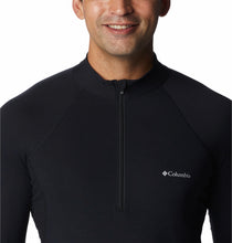 Load image into Gallery viewer, Columbia Men&#39;s Omni-Heat Midweight Stretch Long Sleeve Half Zip Baselayer Top (Black)
