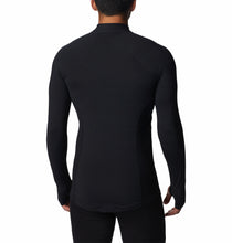 Load image into Gallery viewer, Columbia Men's Omni-Heat Midweight Stretch Long Sleeve Half Zip Baselayer Top (Black)