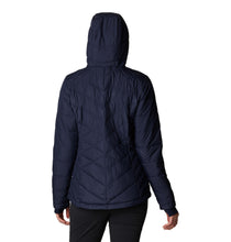 Load image into Gallery viewer, Columbia Women&#39;s Heavenly Hooded Insulated Jacket (Dark Nocturnal)
