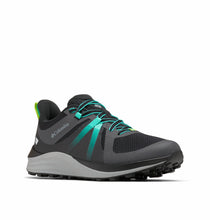 Load image into Gallery viewer, Columbia Women&#39;s Escape Pursuit Outdry Waterproof Trail Shoes (Black/Electric Turquoise)
