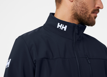 Load image into Gallery viewer, Helly Hansen Men's Crew Full Zip Softshell Jacket 2.0 (Navy)