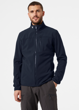Load image into Gallery viewer, Helly Hansen Men's Crew Full Zip Softshell Jacket 2.0 (Navy)