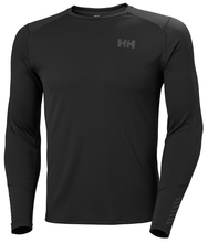 Load image into Gallery viewer, Helly Hansen Men's Lifa Active Crew Neck Long Sleeve Base Layer Top (Black)