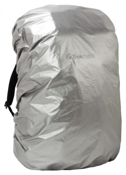 Trekmates Reversible Rucksack Silver/Dark Grey Rain Cover (45L)