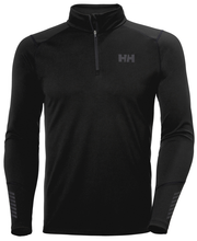Load image into Gallery viewer, Helly Hansen Men's Lifa Active Half Zip Long Sleeve Base Layer Top (Black)