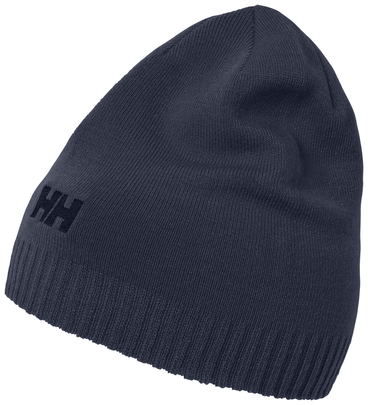 Helly Hansen Unisex Brand Beanie Hat (Navy)