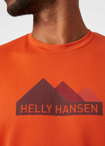 Helly Hansen Men's Tech Graphic T-Shirt (Patrol Orange)