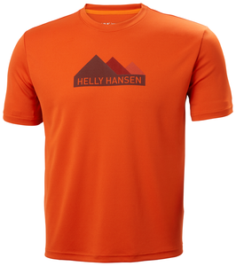 Helly Hansen Men's Tech Graphic T-Shirt (Patrol Orange)
