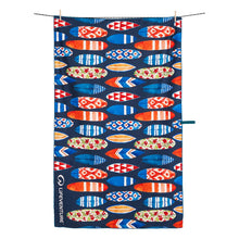 Load image into Gallery viewer, Lifeventure Recycled SoftFibre Travel Towel (Giant)(Surfboards)