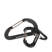 Load image into Gallery viewer, Lifeventure Accessory Karabiners (Black)(3 pack)