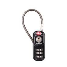 Load image into Gallery viewer, Lifeventure TSA Zipper Combi Lock (Black)