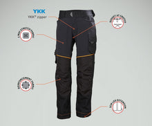 Load image into Gallery viewer, Helly Hansen Workwear Men's Chelsea Evolution Construction Trousers (Black)
