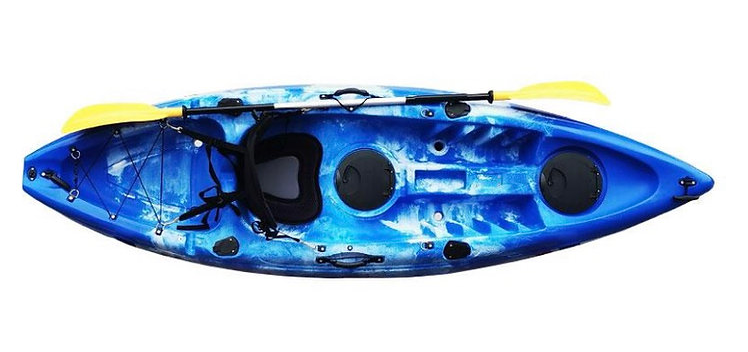 9ft Kayak Package (Blue/White)