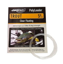 Load image into Gallery viewer, Airflo Trout Polyleader (Clear)(5ft/Floating/12lbs)
