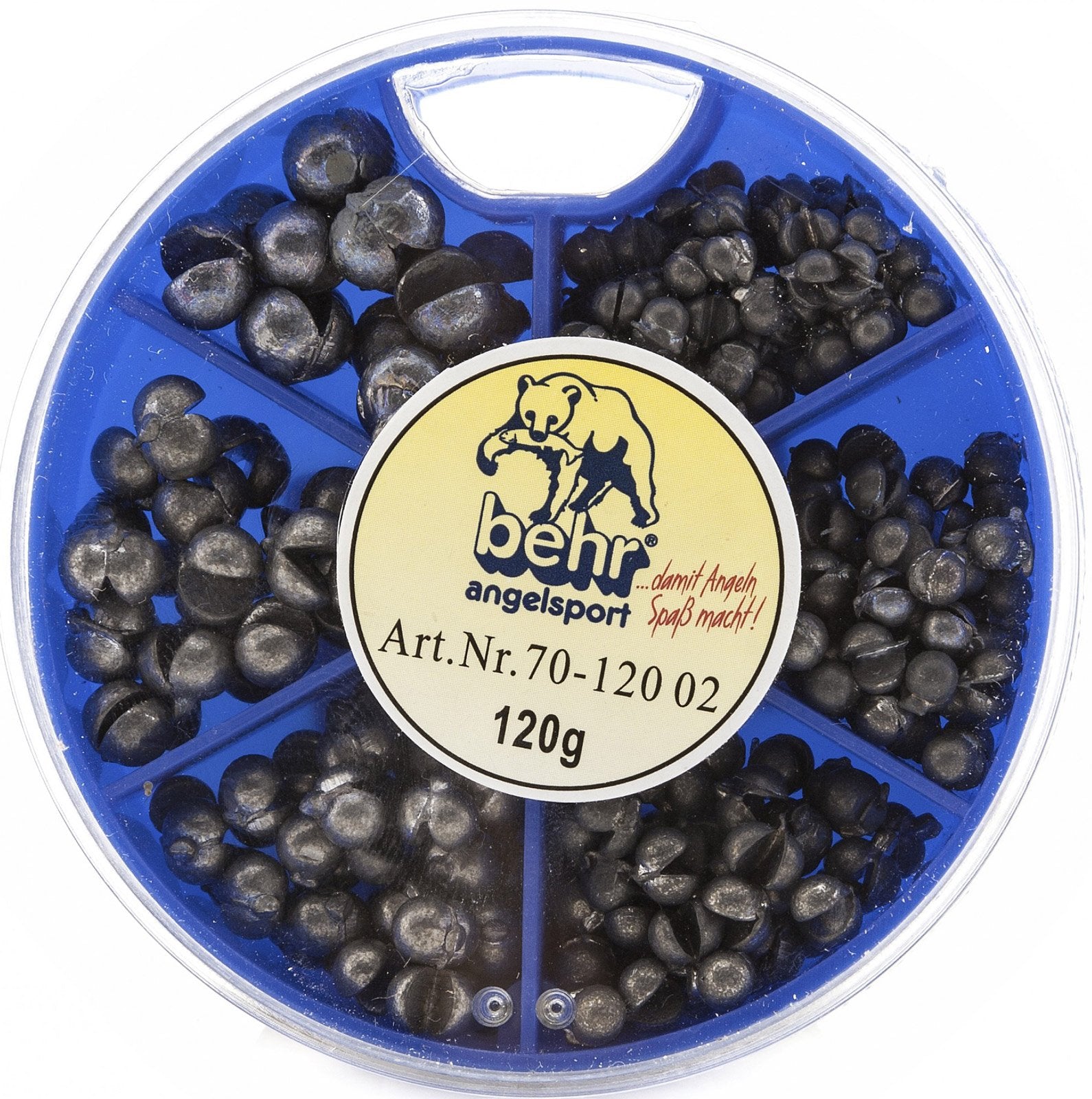 Behr Split Trout Shot Carousel Weight Assortment (120g)