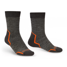 Load image into Gallery viewer, Bridgedale Men's Explorer Heavyweight Merino Comfort Boot Length Socks (Anthracite)