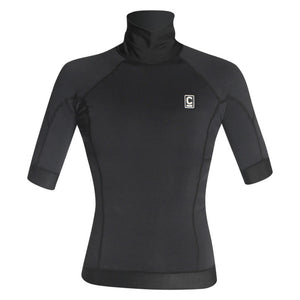 C-Skins Women's HDi Thermal Short Sleeve Rash Vest (Black)
