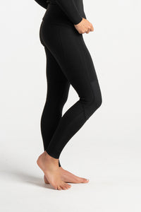 C-Skins Women's Solace 1.5mm Flatlock Wetsuit Leggings (Black/Black/White)