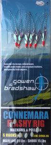 Gowen & Bradshaw Connemara 6 Hook Flashy Rig (Silver)(Size 6)