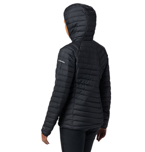 Columbia Women's Powder Lite Omni-Heat Hooded Insulated Jacket (Black)
