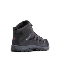 Load image into Gallery viewer, Columbia Men&#39;s Crestwood Waterproof Mid Trail Boots (Dark Grey/Deep Rust)
