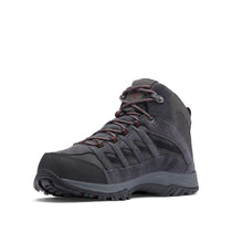 Load image into Gallery viewer, Columbia Men&#39;s Crestwood Waterproof Mid Trail Boots (Dark Grey/Deep Rust)
