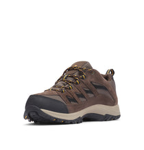 Load image into Gallery viewer, Columbia Men&#39;s Crestwood Waterproof Trail Shoes (Mud/Squash)
