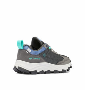 Columbia Women's Hatana Max Outdry Waterproof Trail Shoes (Dark Grey/Electric Turquoise)