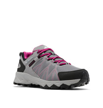 Load image into Gallery viewer, Columbia Women&#39;s Peakfreak II Outdry Waterproof Trail Shoes (Monument/Wild Fuchsia)
