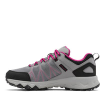 Load image into Gallery viewer, Columbia Women&#39;s Peakfreak II Outdry Waterproof Trail Shoes (Monument/Wild Fuchsia)
