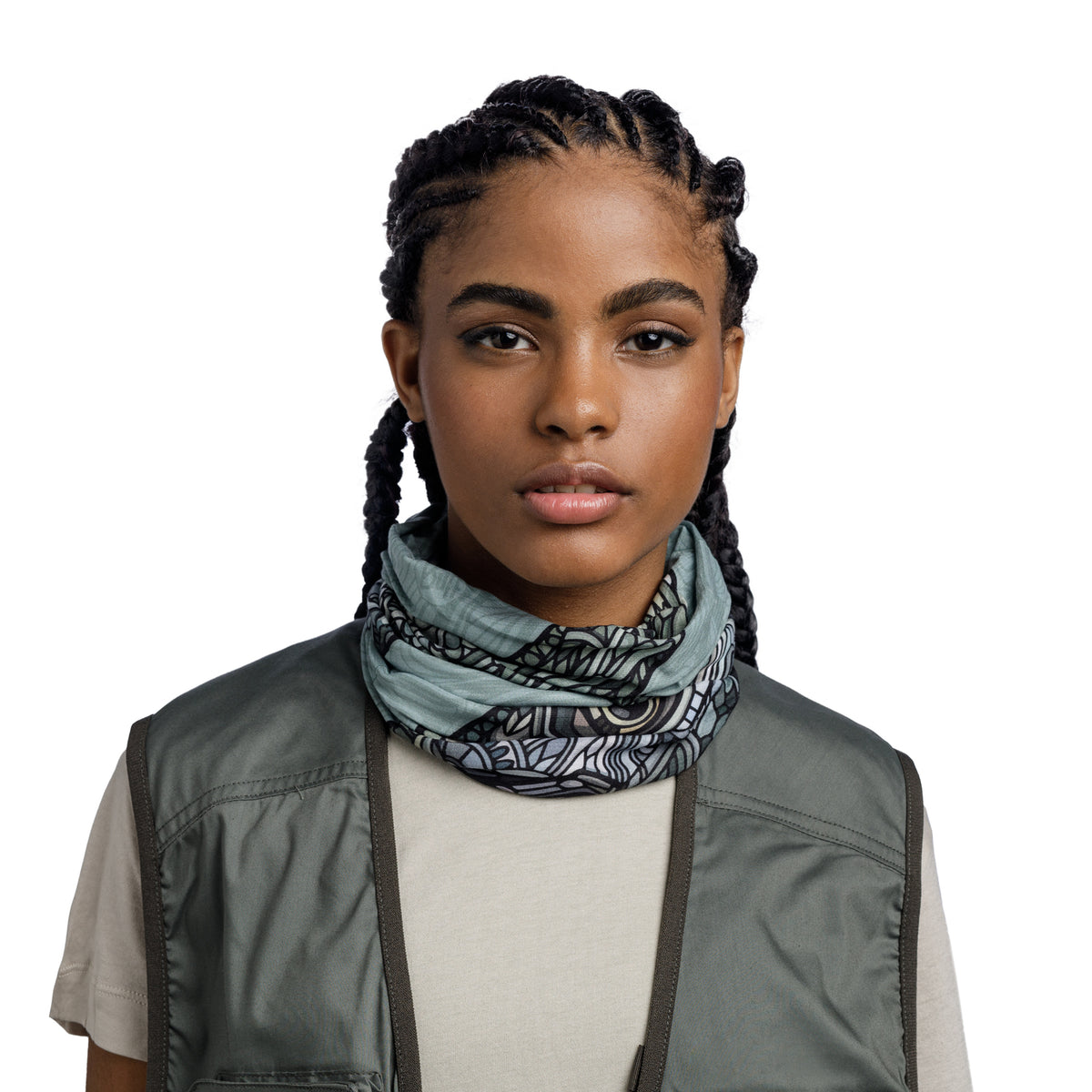 UV Andrea Larko Buff (Bonefish Sage) Landers Outdoor World