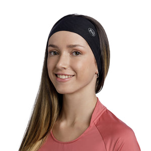 Buff Coolnet UV Ellipse Headband (Solid Black)